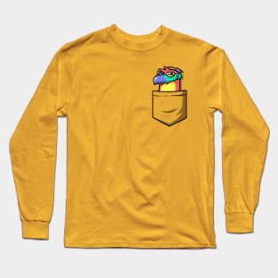 Smug Toucan Pocket Long Sleeve T-Shirt